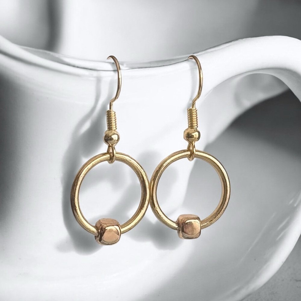 5 For $25💫Minimalist Classic Gold Hoops